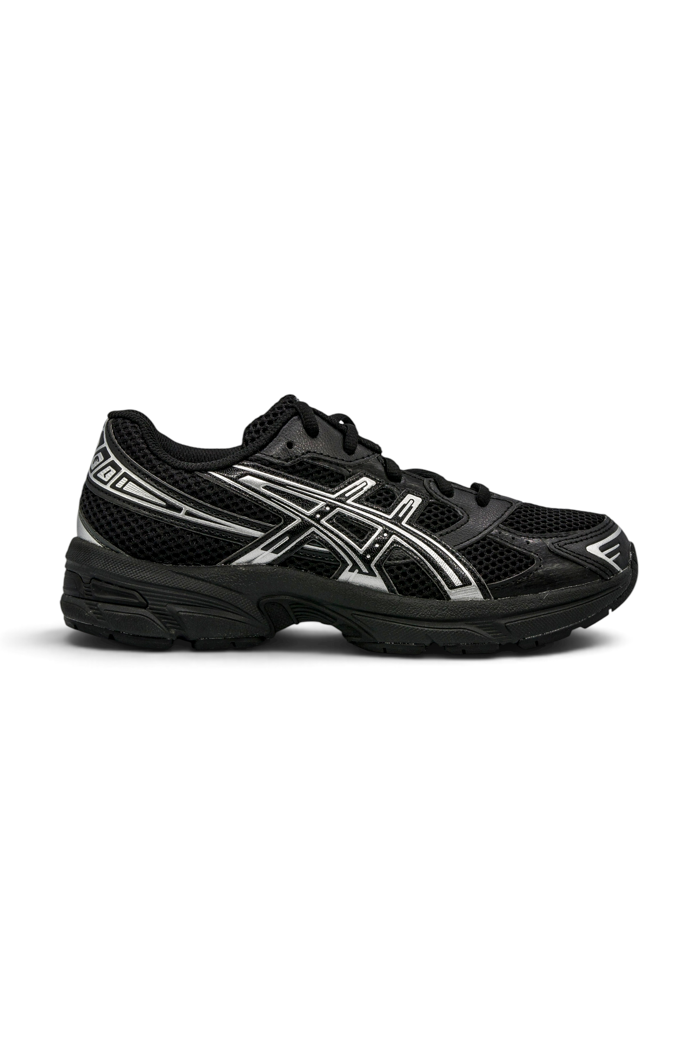 ASICS Gel-1130 Black Pure Silver (GS)
