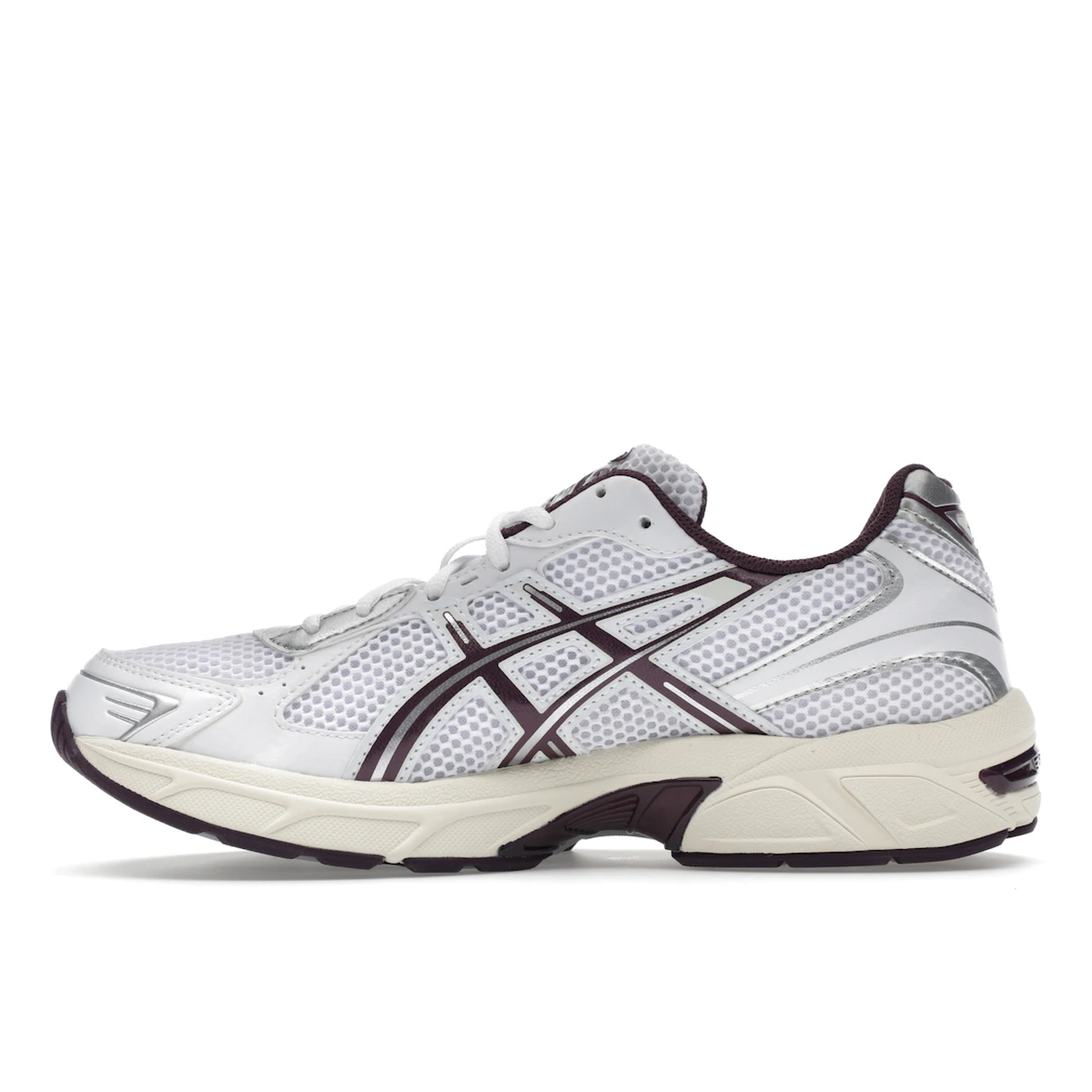 ASICS Gel-1130 White Deep Plommon