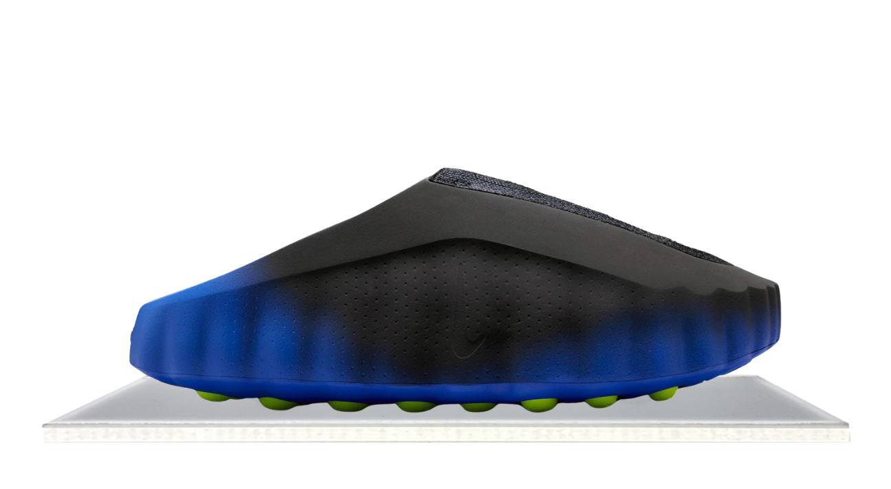 Nike Mind 001 Flyknit Slide Hyper Royal Black