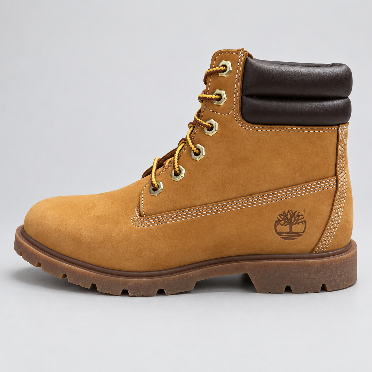 Timberland Linden Woods Wheat, sidovy med tån åt vänster